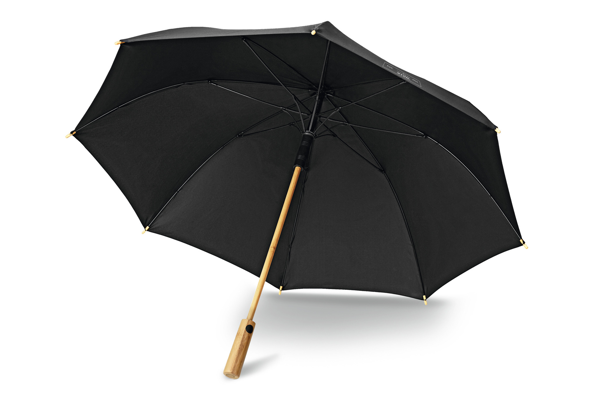 Stockschirm mit Bambusgriff